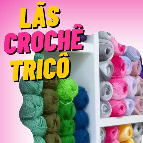 Lãs para crochê e tricô