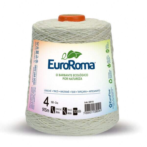 Barbante para fazer crochê e artesanato em geral