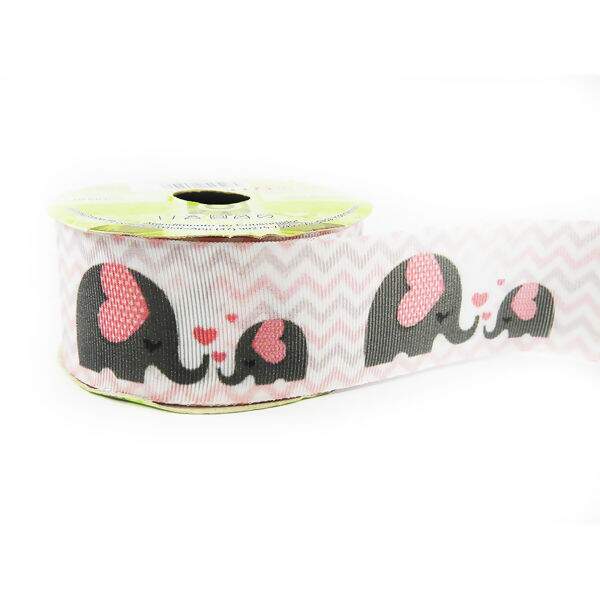 Fita Gorgurão Estampado 38mm Art Fitas N°09 10m - G1207