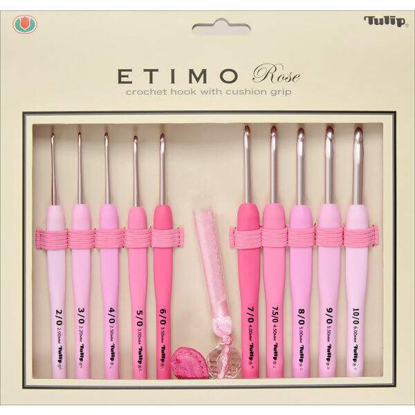 Kit Agulhas P/ Crochê TLP-TER-001e - Coleção Etimo Rose Tulip