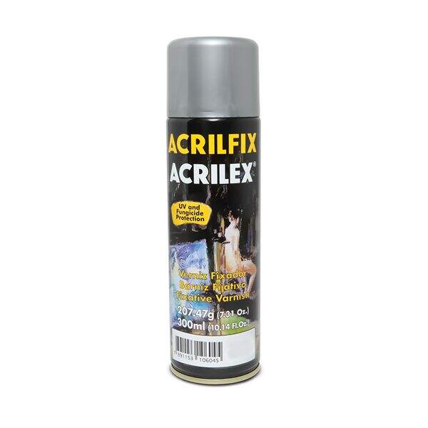 Verniz Fixador Spray Acrilfix Brilhante Acrilex 300ml