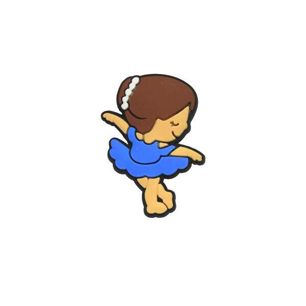 Aplique Silicone Bailarina Ref. 07 - C/10 Unidades