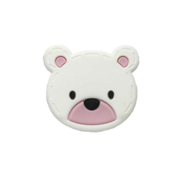 Aplique Silicone Urso Ref. 47 - C/10 Unidades