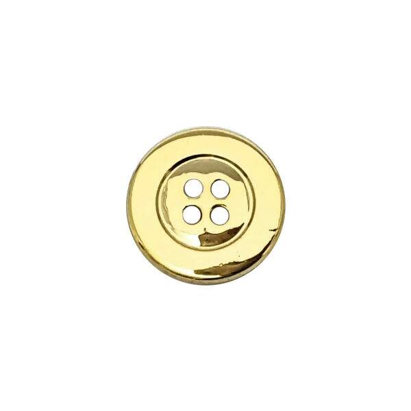Botão 316 Dourado 4 Furos Ref.9186 KR Tam.32 C/ 25 Unidades