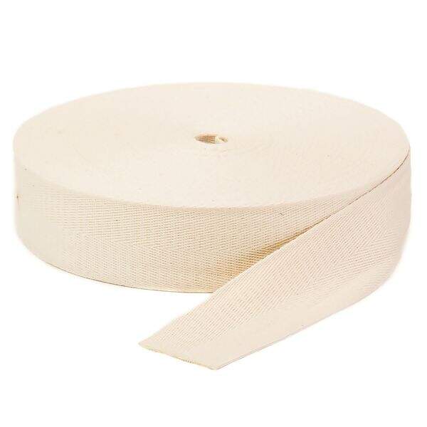 Cadarço Sarjado Crú 40mm São José 25m 