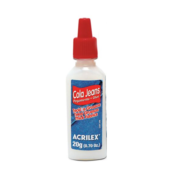 Cola Jeans P/ Tecido Acrilex 20g