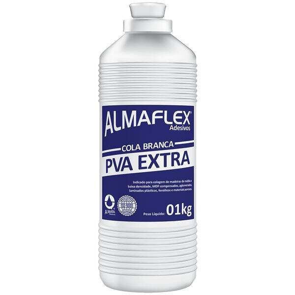 Cola Branca PVA Extra Almaflex 1 Kg