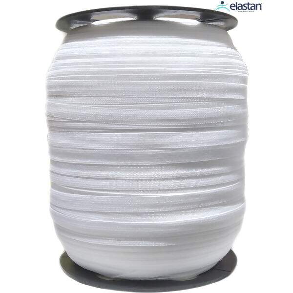 Elástico de Poliamida 07mm Karina 300m - Branco