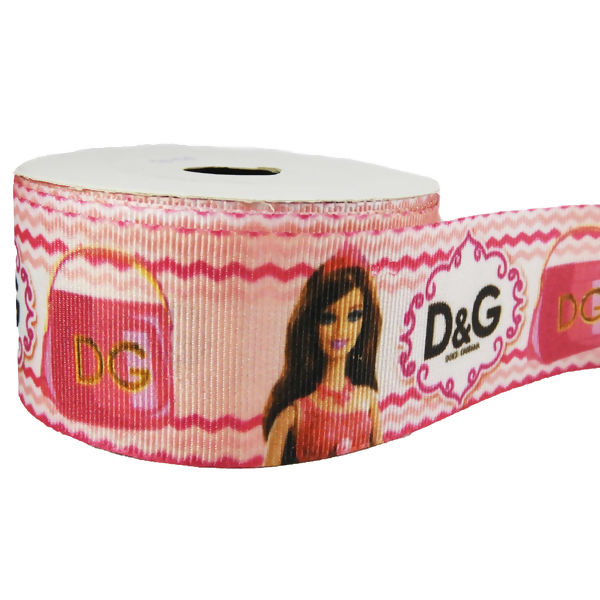 Fita Gorgurão Estampado 38mm Art Fitas N°09 10m - DG006