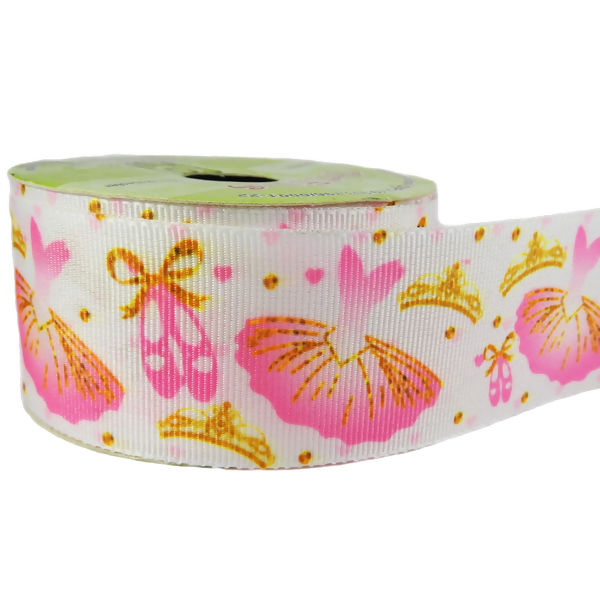 Fita Gorgurão Estampado 38mm Art Fitas N°09 10m - F1686