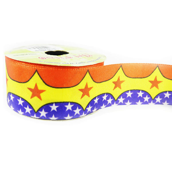 Fita Gorgurão Estampado 38mm Art Fitas N°09 10m - G1042