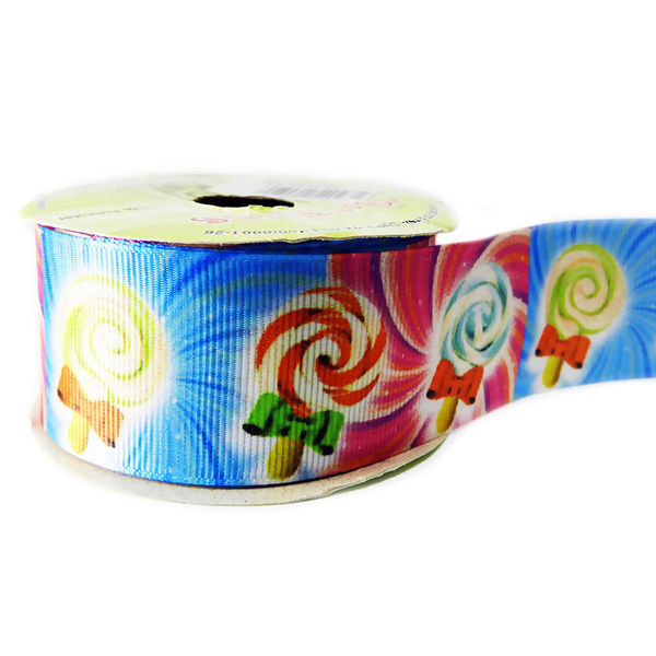 Fita Gorgurão Estampado 38mm Art Fitas N°09 10m - G1385