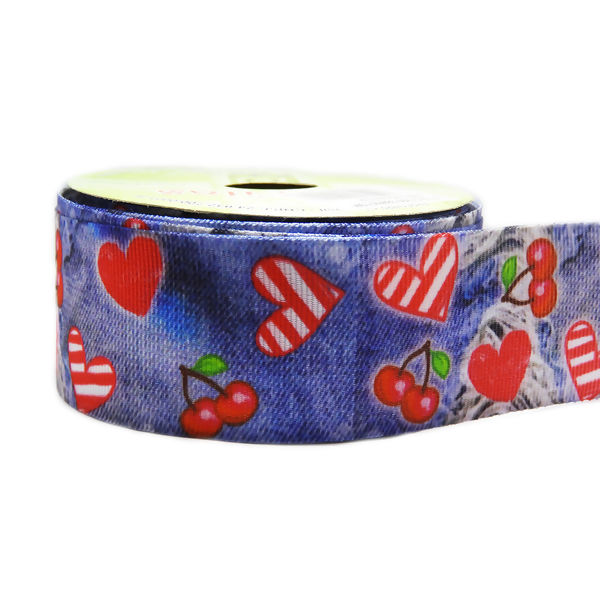 Fita Gorgurão Estampado 38mm Art Fitas N°09 10m - G1399