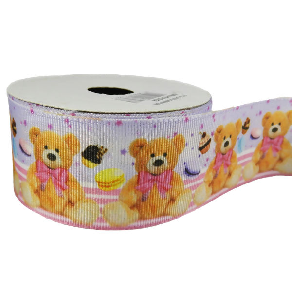Fita Gorgurão Estampado 38mm Art Fitas N°09 10m - G1675