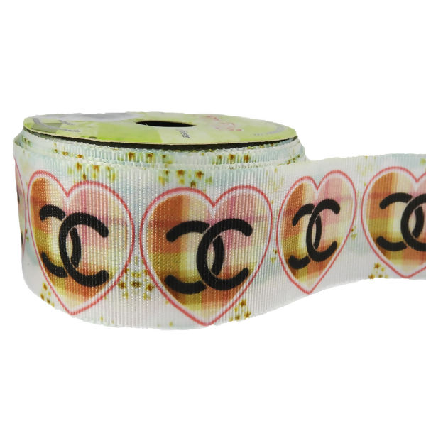 Fita Gorgurão Estampado 38mm Art Fitas N°09 10m - G1783