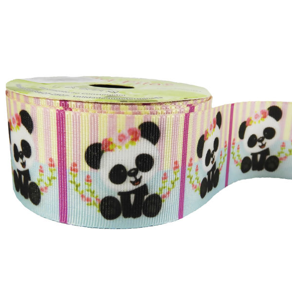 Fita Gorgurão Estampado 38mm Art Fitas N°09 10m - G1831