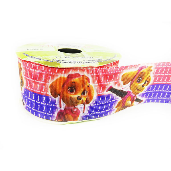 Fita Gorgurão Estampado 38mm Art Fitas N°09 10m - G216