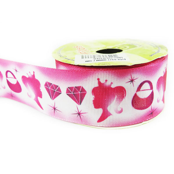 Fita Gorgurão Estampado 38mm Art Fitas N°09 10m - G377