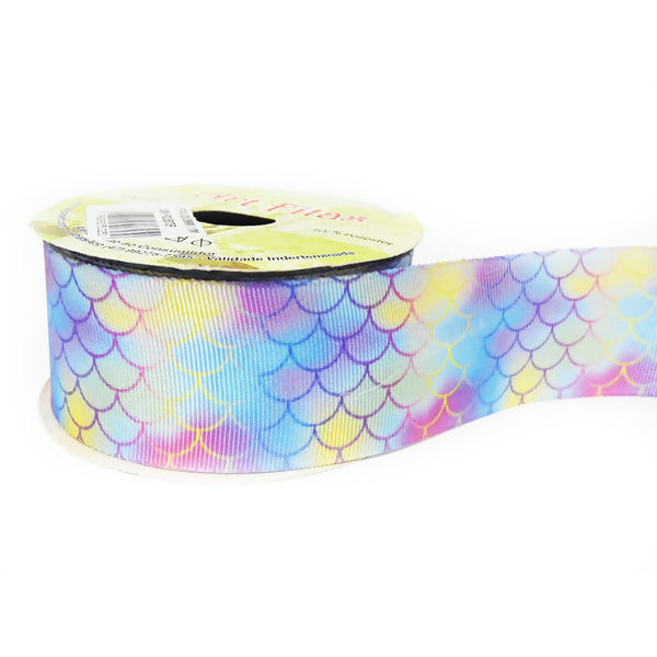 Fita Gorgurão Estampado 38mm Art Fitas N°09 10m - G736