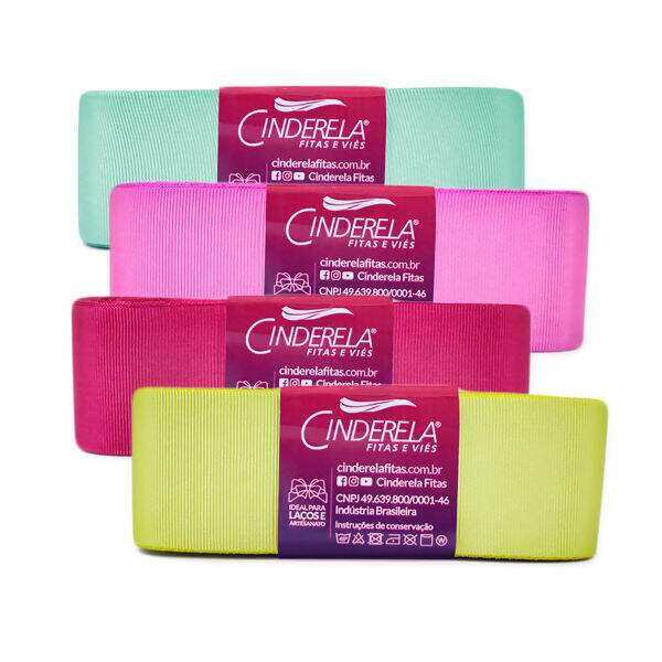 Fita de Gorgurão Cinderela 38mm N°9 10m