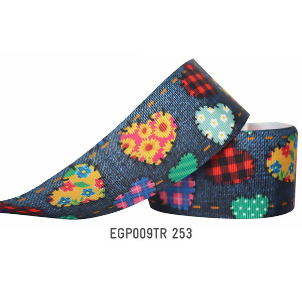 Fita Gorgurão 38mm Estampada Progresso N°9 10m - EGP 253