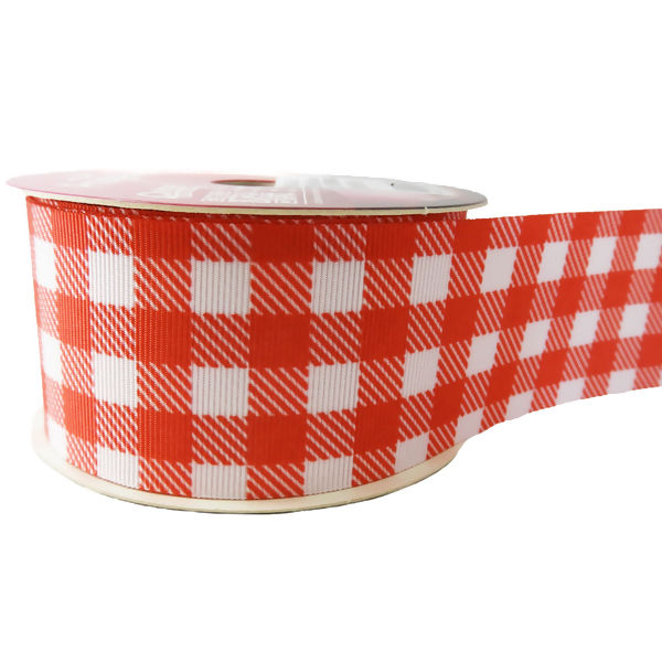 Fita Gorgurão 38mm Estampada Progresso N°9 10m - Tema Natalino EGP 257