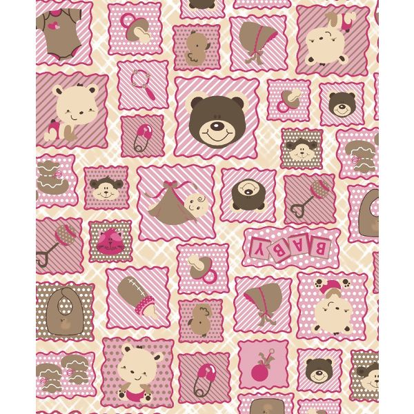 Tecido Tricoline Patchwork