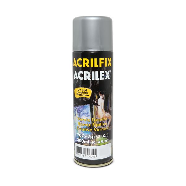Verniz Fixador Spray Acrilfix Brilhante Acrilex 300ml
