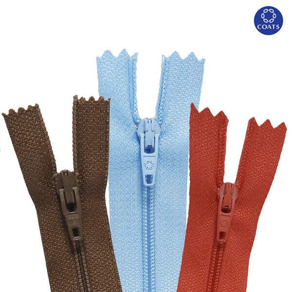 Zíper Corrente Nylon Tam: 15cm - C/ 10 Unidades