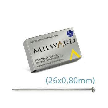 Alfinete de Cabeça Milward N° 24 Corrente