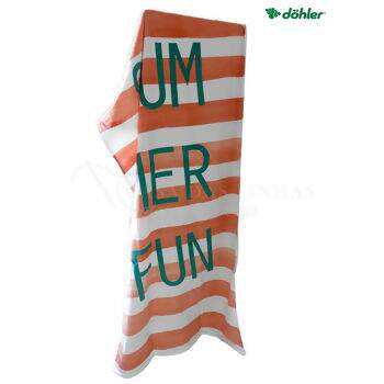 Toalha Praia Dohler Velour - Summer Fun - 76x152cm