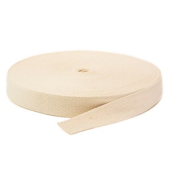 Alça de Algodão 30mm Crú São José 25m 