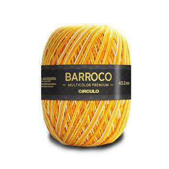 Barbante Barroco Multicolor Premium N°6 Circulo 400g