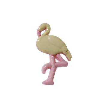 Botão Infantil 082 Flamingo Com Pé Ref.6131 KR  C/ 25 Unidades