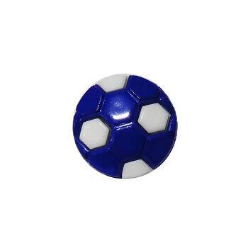 Botão 097 Infantil Bola Azul C/ Pé Ref.6016 KR  C/ 25 Unidades