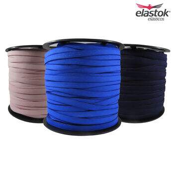 Elástico para Máscara 6mm Plus Elastok 100m - Cores