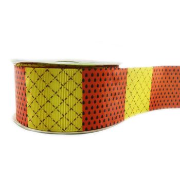 Fita Gorgurão Estampado 38mm Art Fitas N°09 10m - G1376