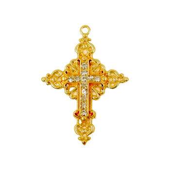 pingente_cruz_strass_dourado