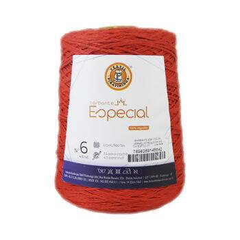 Barbante Piratininga Especial Vermelho 600g 4/6