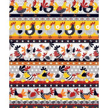 Tecido Tricoline Patchwork