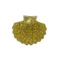 Acessório ABS Concha Glitter Dourado -  20 Unidades
